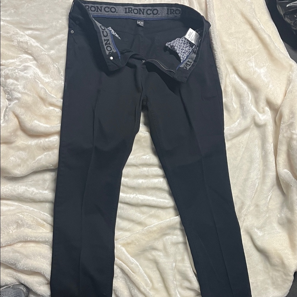 Iron Co. Men's Black Pants